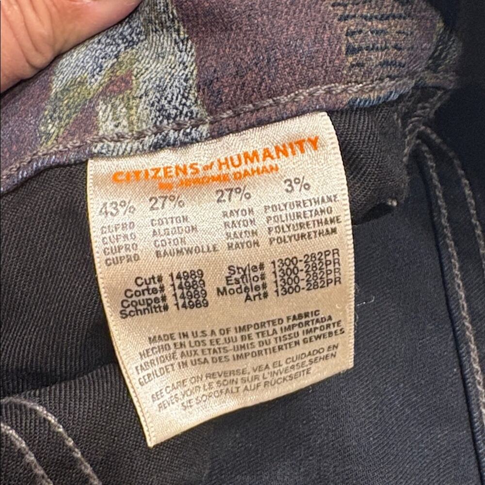 Citizens of Humanity Avedon Tribal Print Skinny Jeans Size 28 - Picture 8 of 9